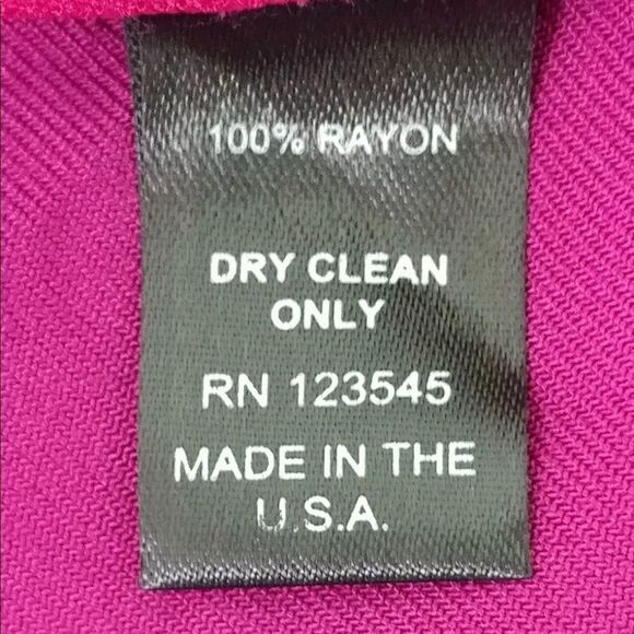 IGIGI Magenta Rayon Top Sz 14 - Picture 4 of 4